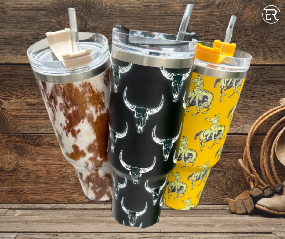 Western Boot Tumbler 40oz - Southern Trends